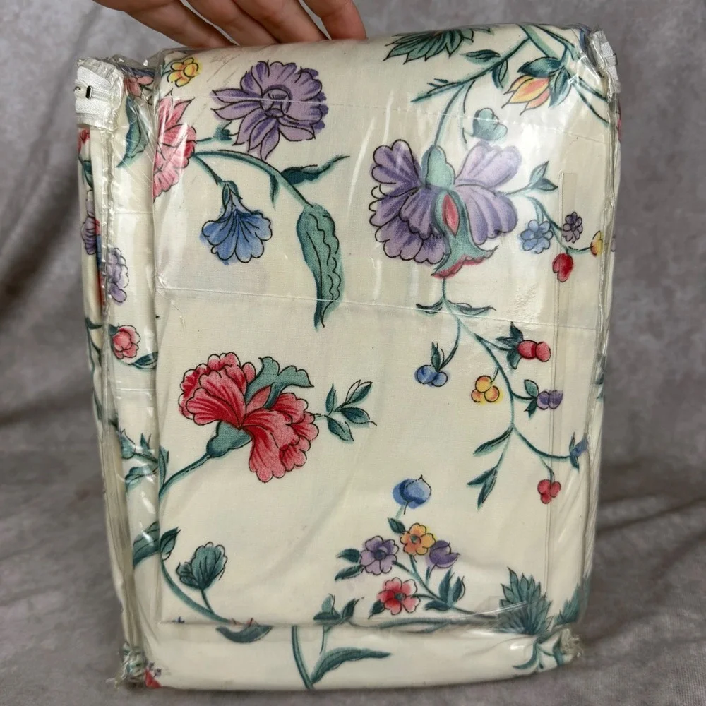 Laura Ashley Chinese Silk Floral Curtains 2 Panels 82